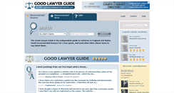 Desktop Screenshot of goodlawyersguide.co.uk